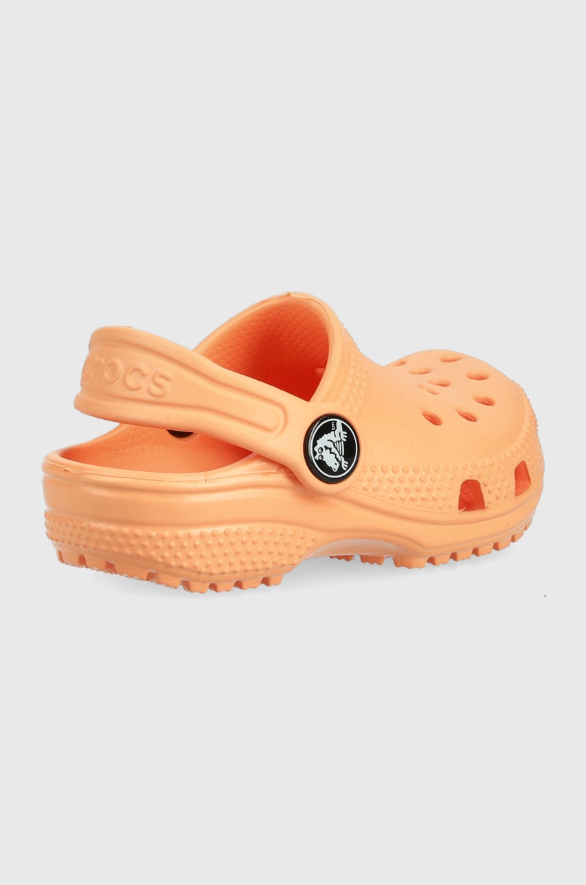 

Детские шлепанцы Crocs цвет оранжевый