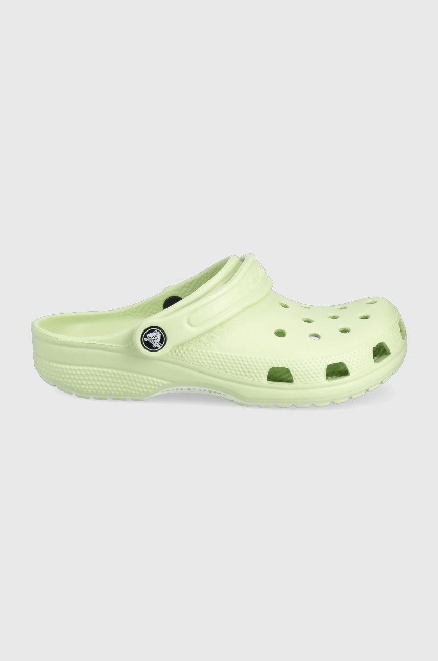 Crocs papuci culoarea verde