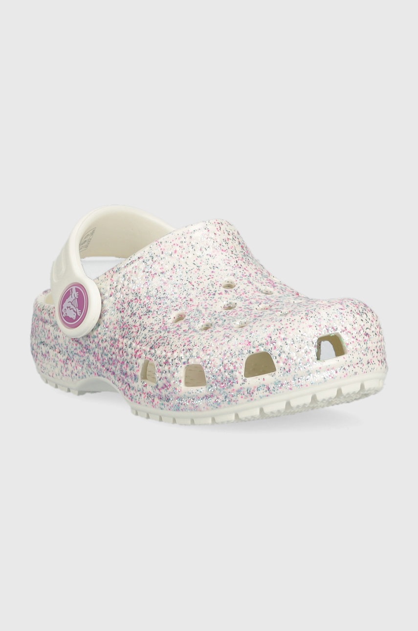 

Дитячі шльопанці Crocs колір рожевий