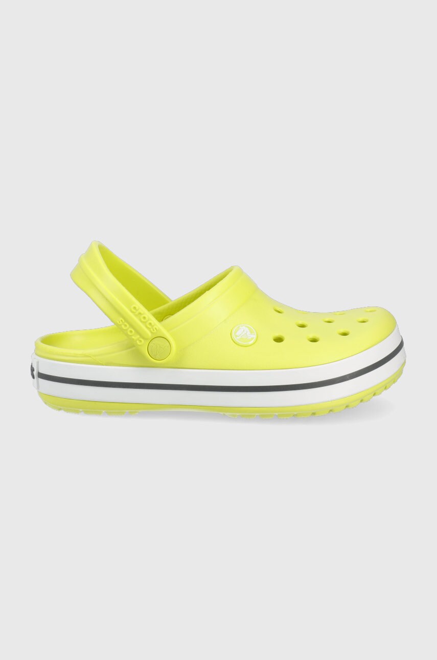 

Детские шлепанцы Crocs цвет зелёный