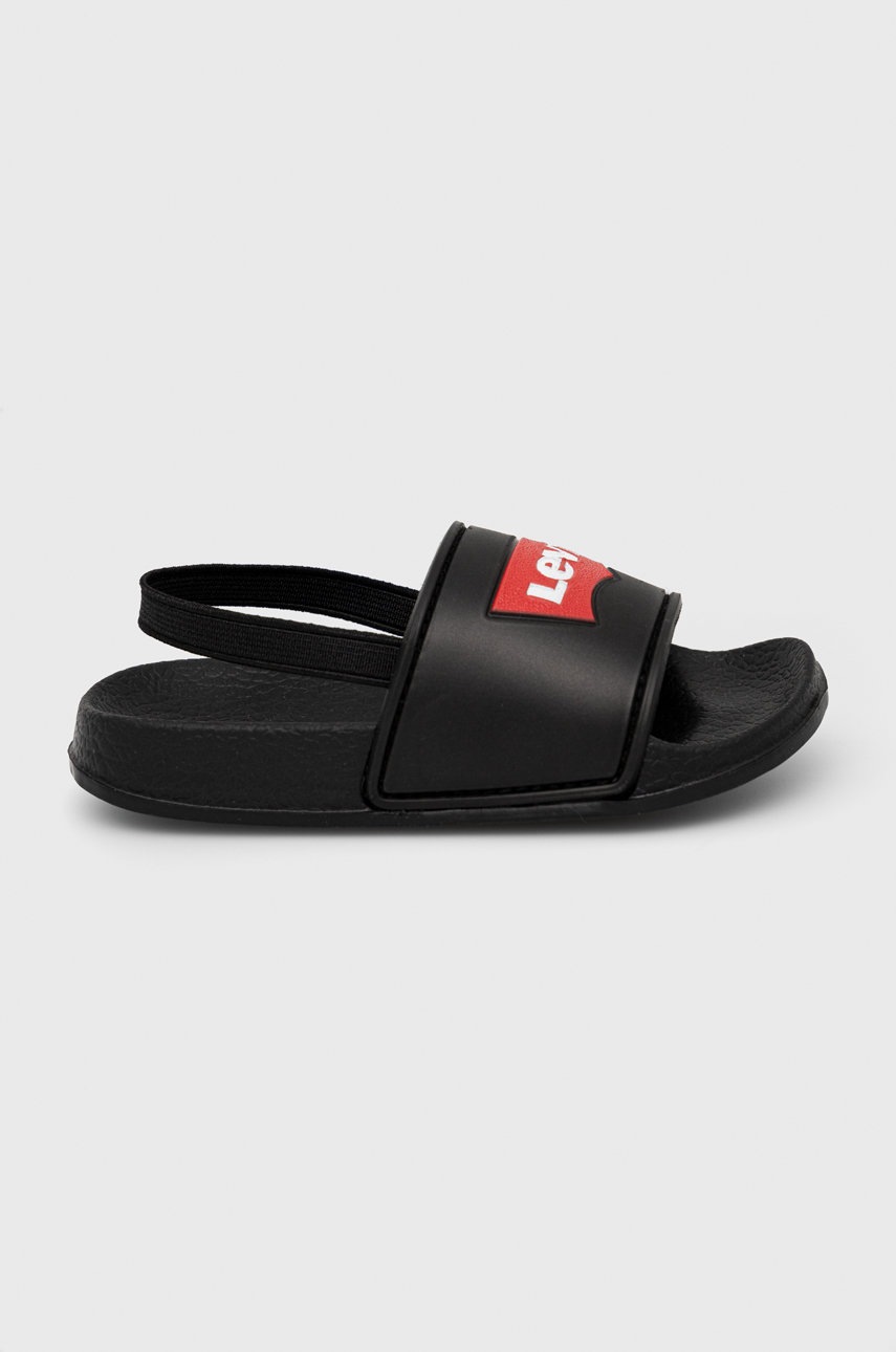 

Детски сандали Levi's в черно, Черен
