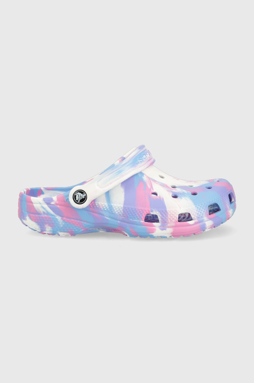 

Детские шлепанцы Crocs цвет фиолетовый