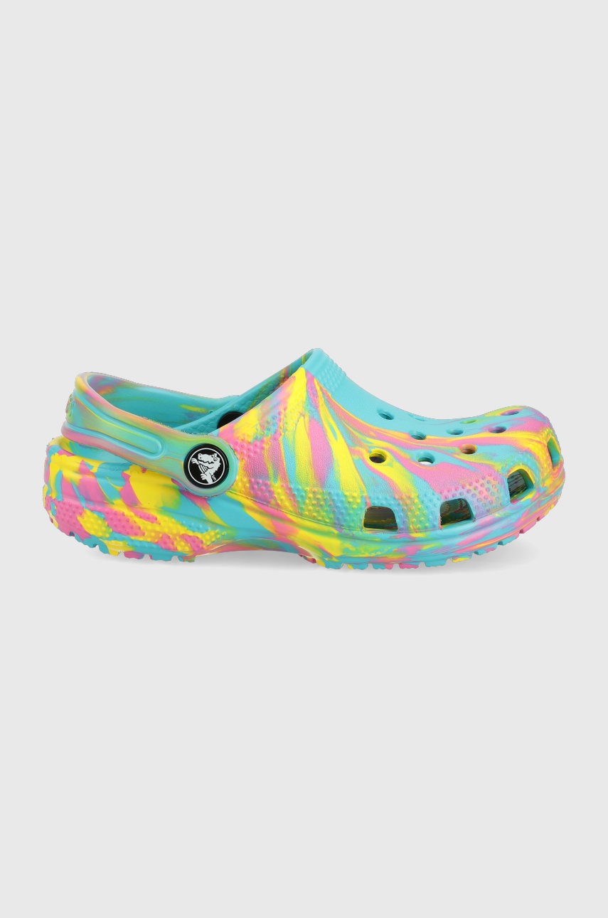

Дитячі шльопанці Crocs колір бірюзовий