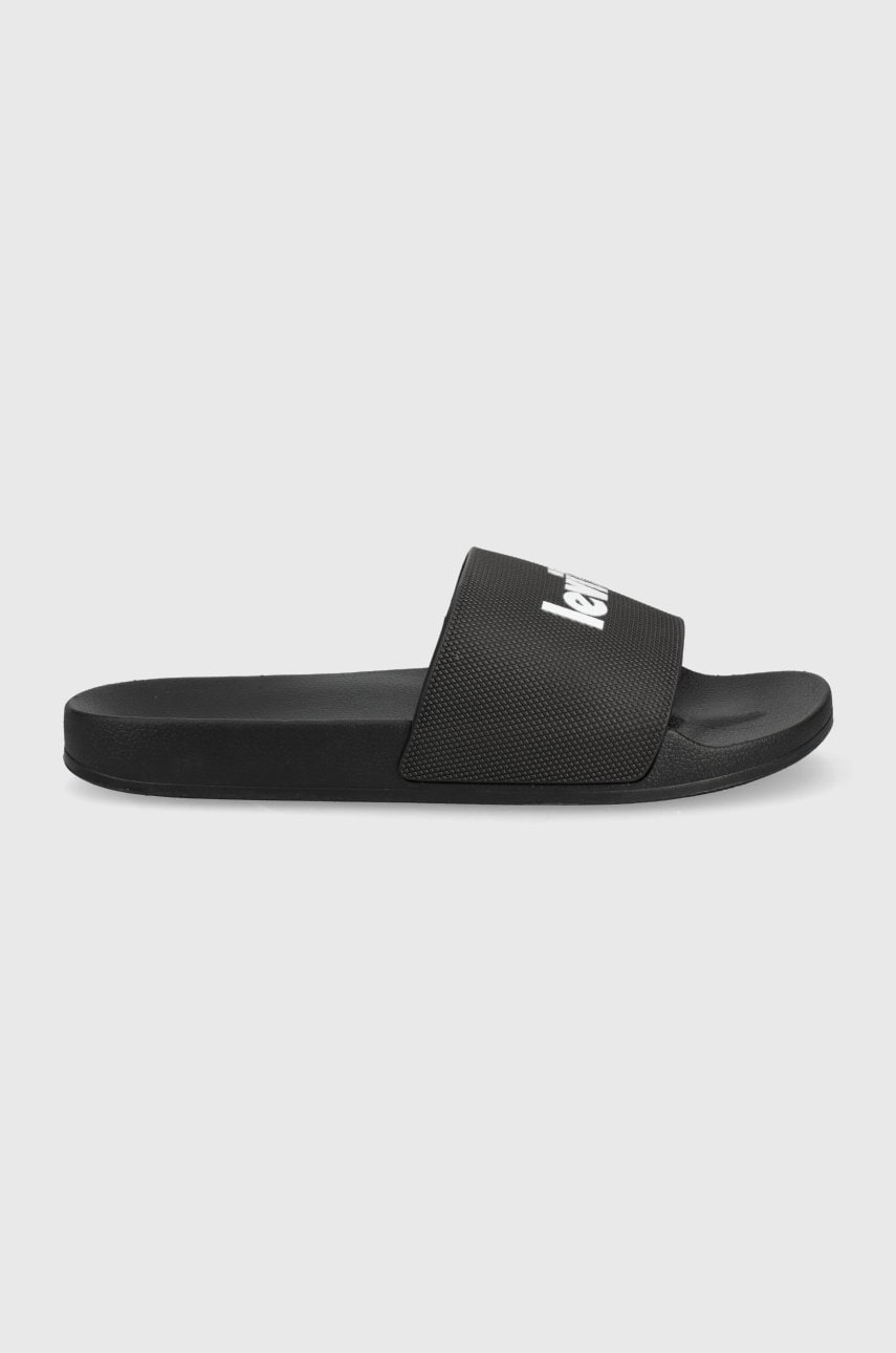 Levi's papuci june poster barbati, culoarea negru
