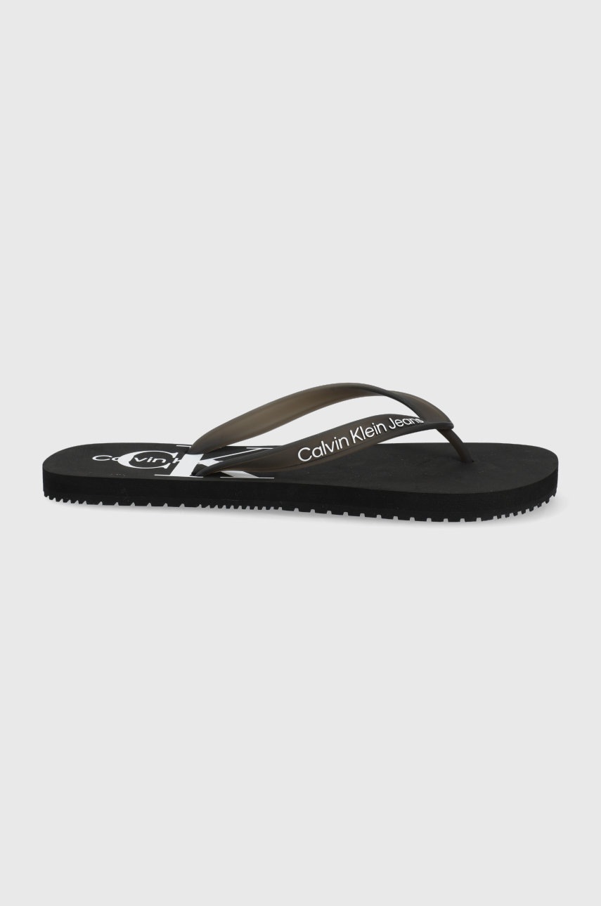

Джапанки Calvin Klein Jeans мъжко в черно, Черен