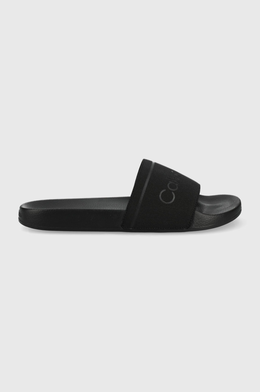 

Чехли Calvin Klein мъжко в черно, Черен