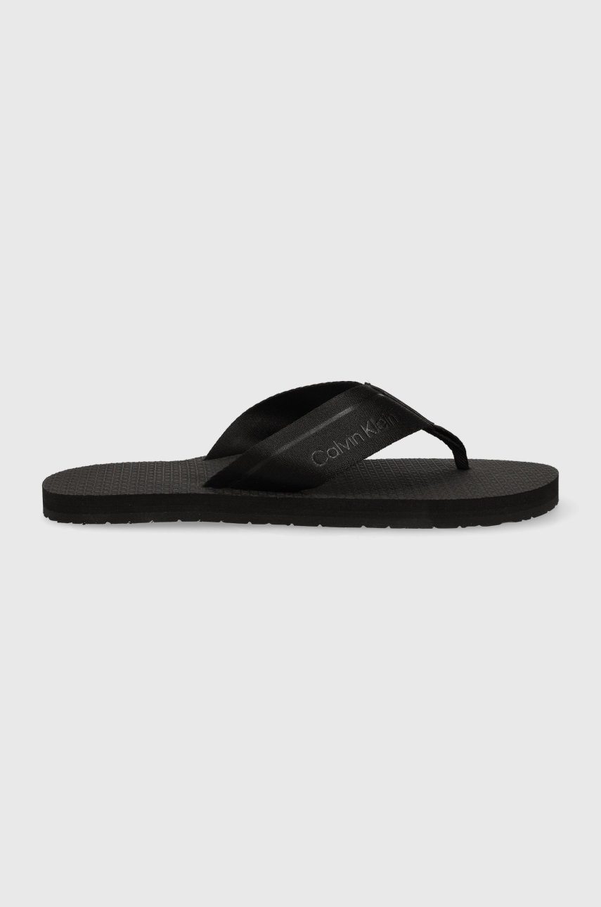 

Джапанки Calvin Klein в черно, Черен
