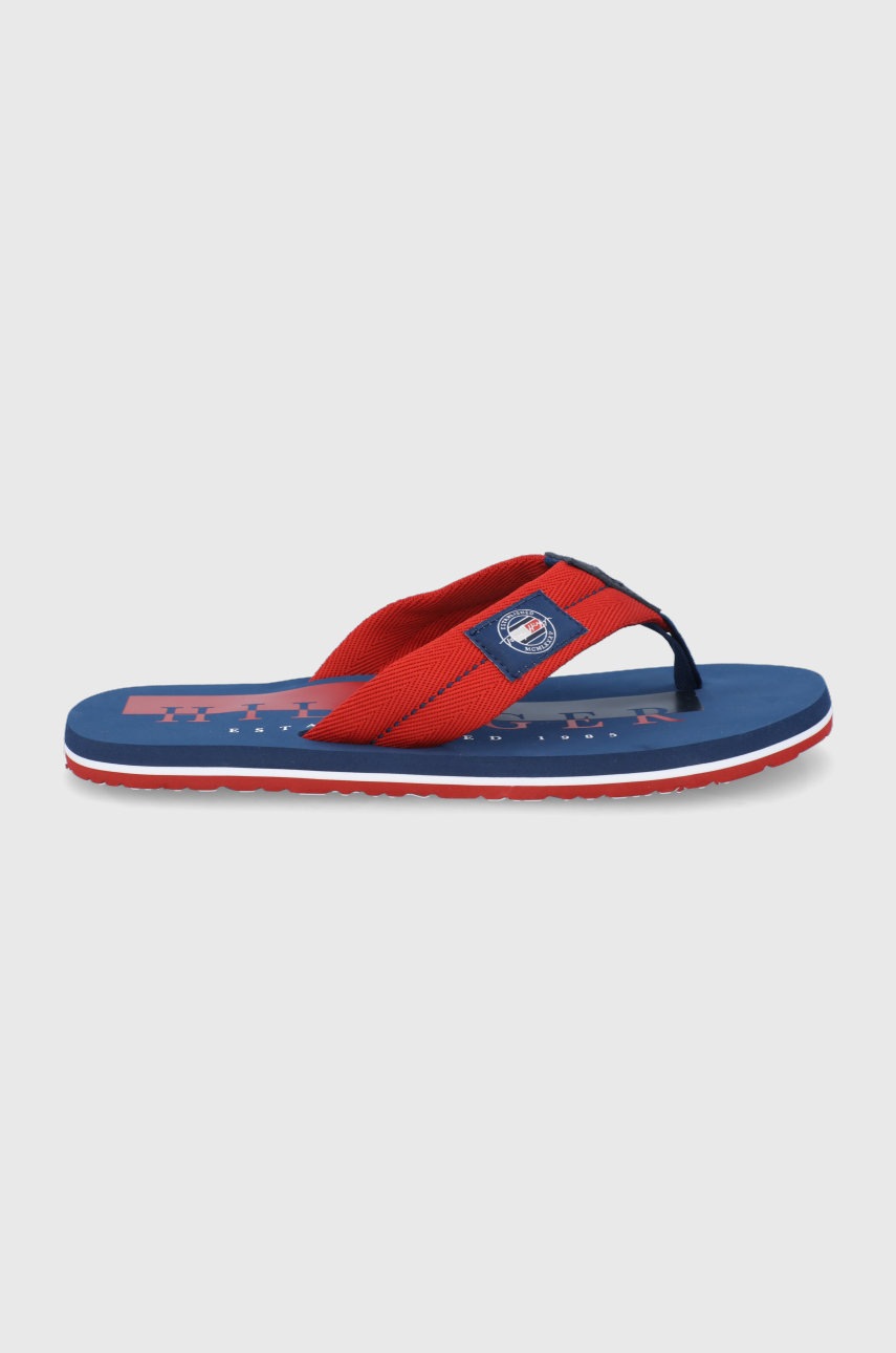 

Джапанки Tommy Hilfiger мъжко в червено, Червен