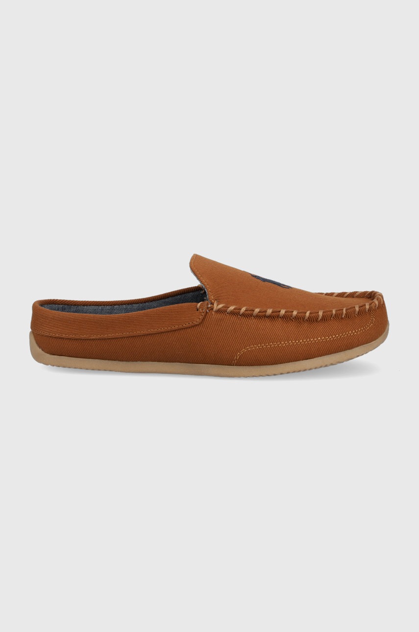 

Чехли Polo Ralph Lauren Dallington Mule мъжки в кафяво, Кафяв