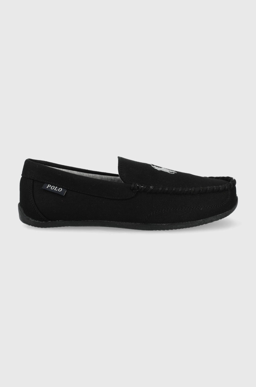 

Мокасини Polo Ralph Lauren Declan мъжки в черно, Черен