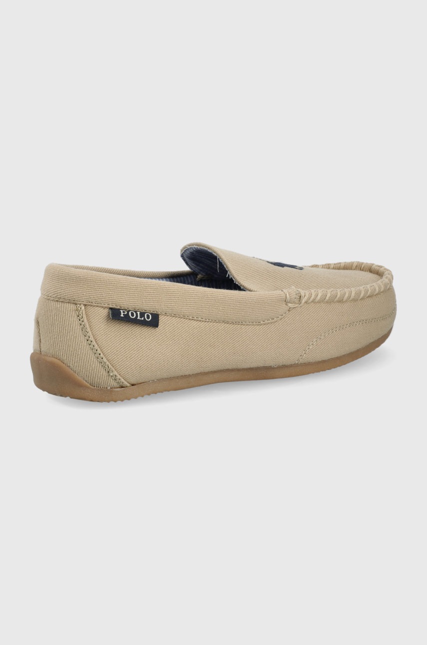 

Мокасины Polo Ralph Lauren Declan мужские цвет бежевый
