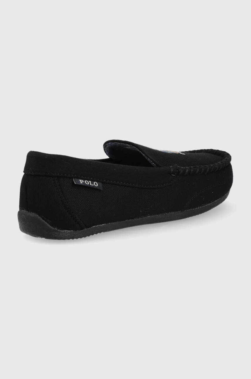 

Мокасини Polo Ralph Lauren Declan Bear чоловічі колір чорний