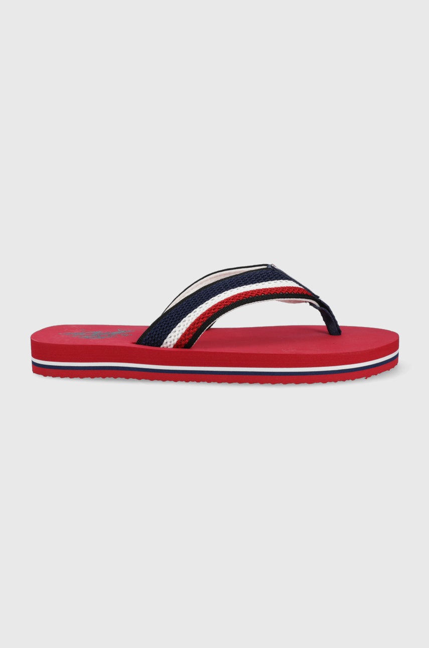 

Джапанки U.S. Polo Assn. мъжко в червено, Червен
