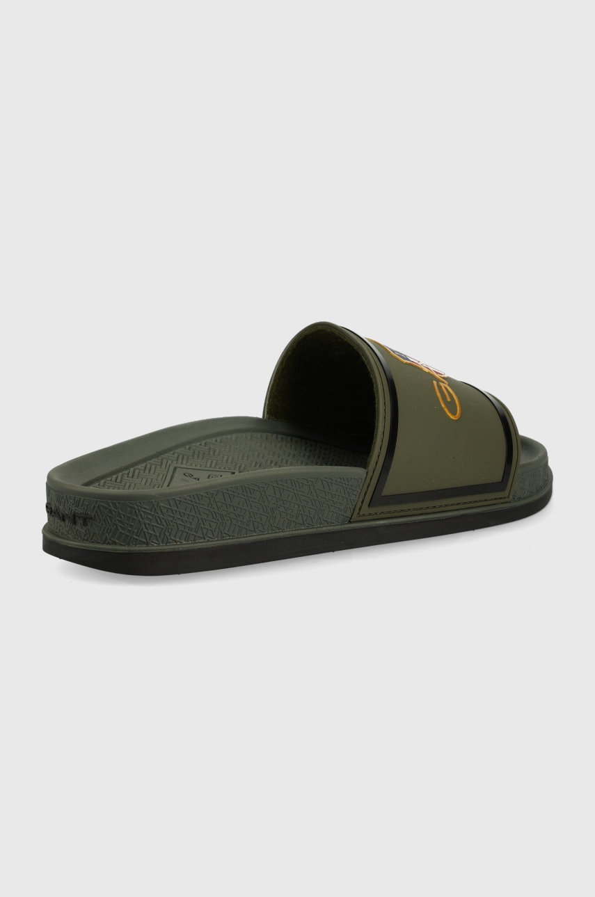 

Шлепанцы Gant Beachrock мужские цвет зелёный