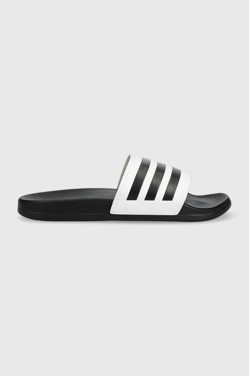 adidas Performance papuci Adilette bărbați, culoarea alb GZ5893