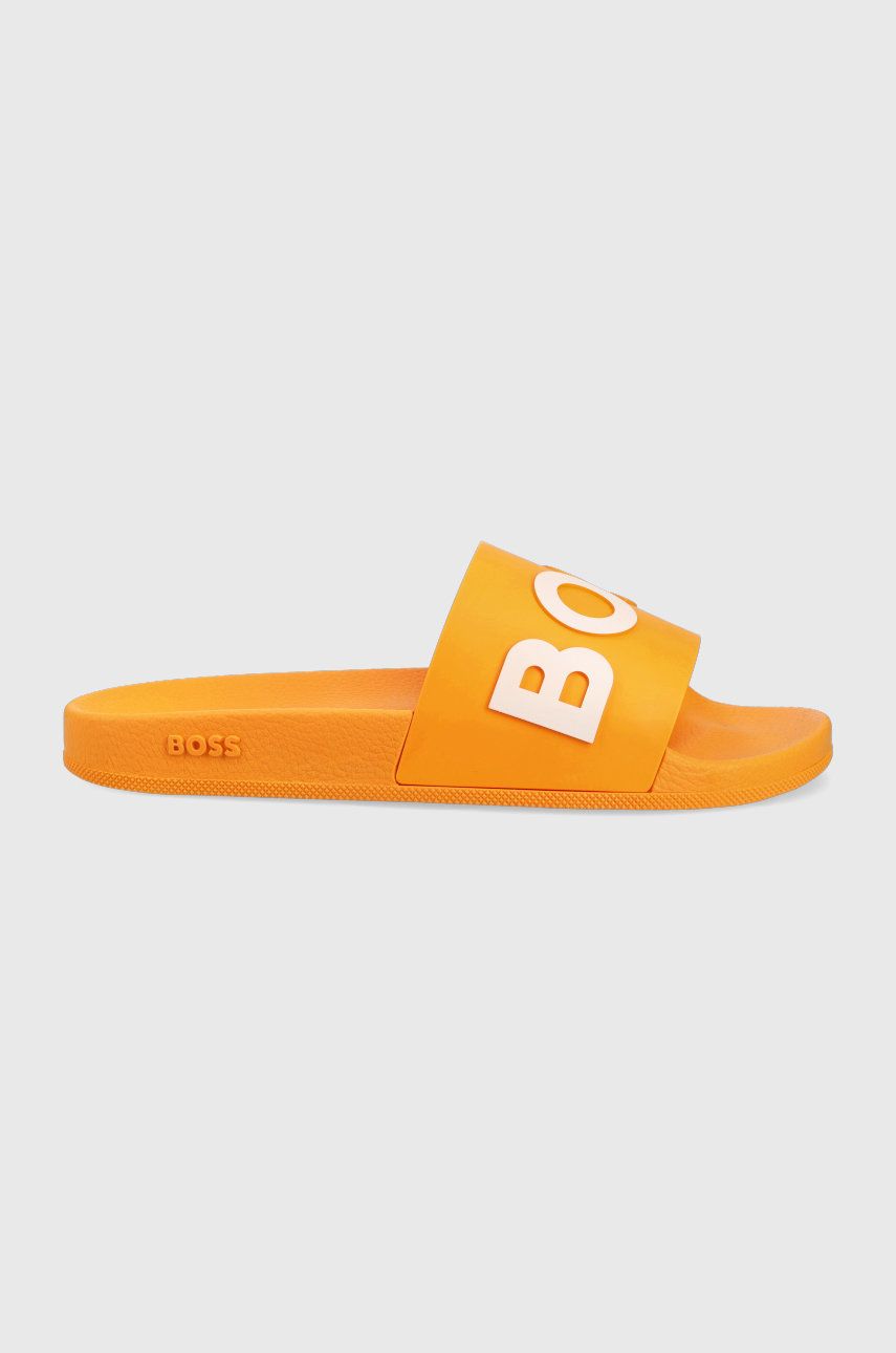 BOSS papuci Bay barbati, culoarea portocaliu 50471271