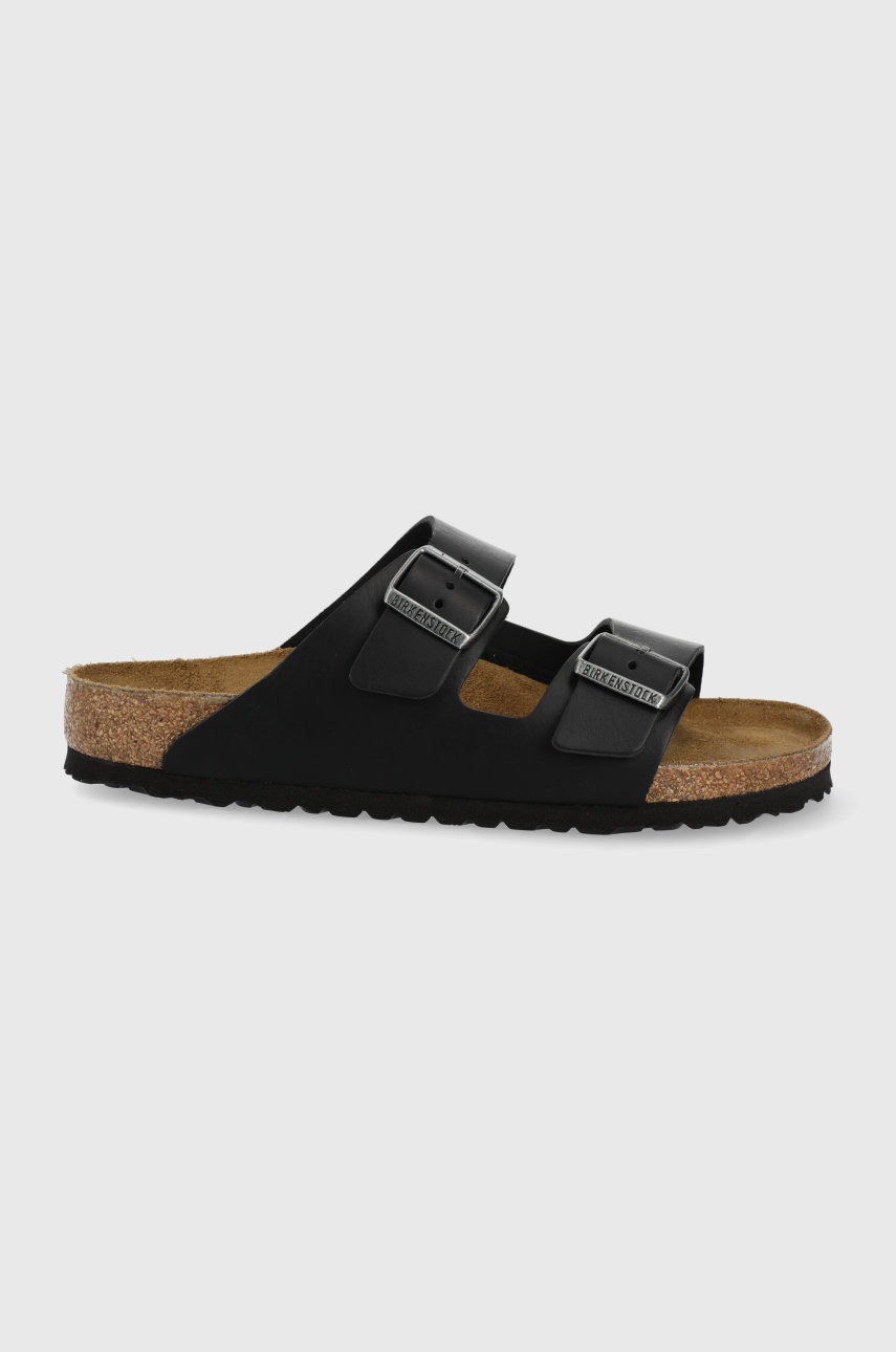 

Кожени чехли Birkenstock Arizona мъжки в черно, Черен