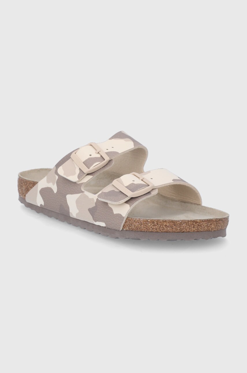 

Шльопанці Birkenstock Arizona чоловічі колір бежевий