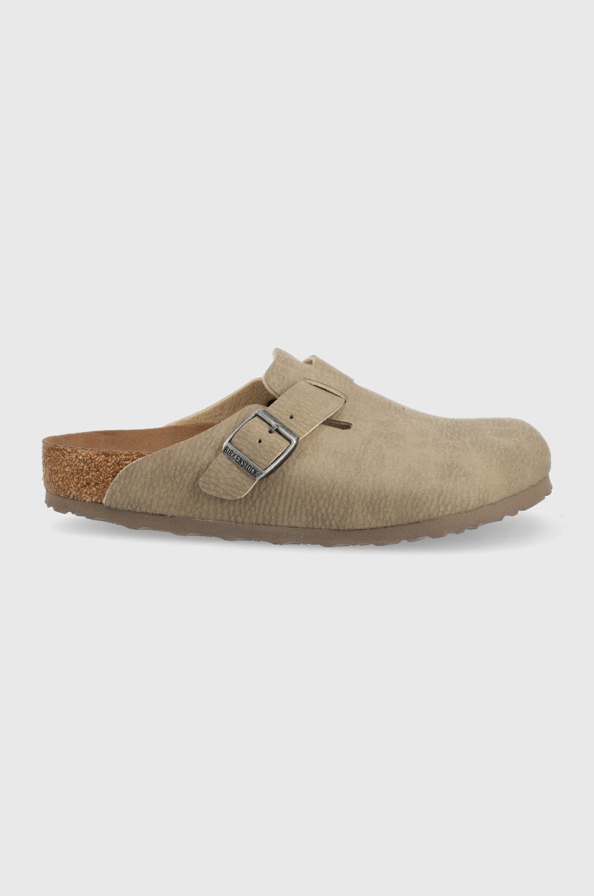 

Чехли Birkenstock Boston в сиво, Сив