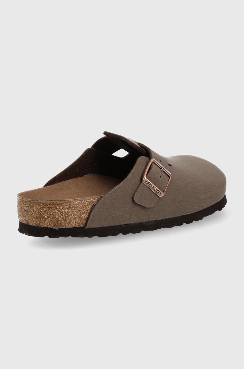 

Шлепанцы Birkenstock Boston мужские цвет коричневый