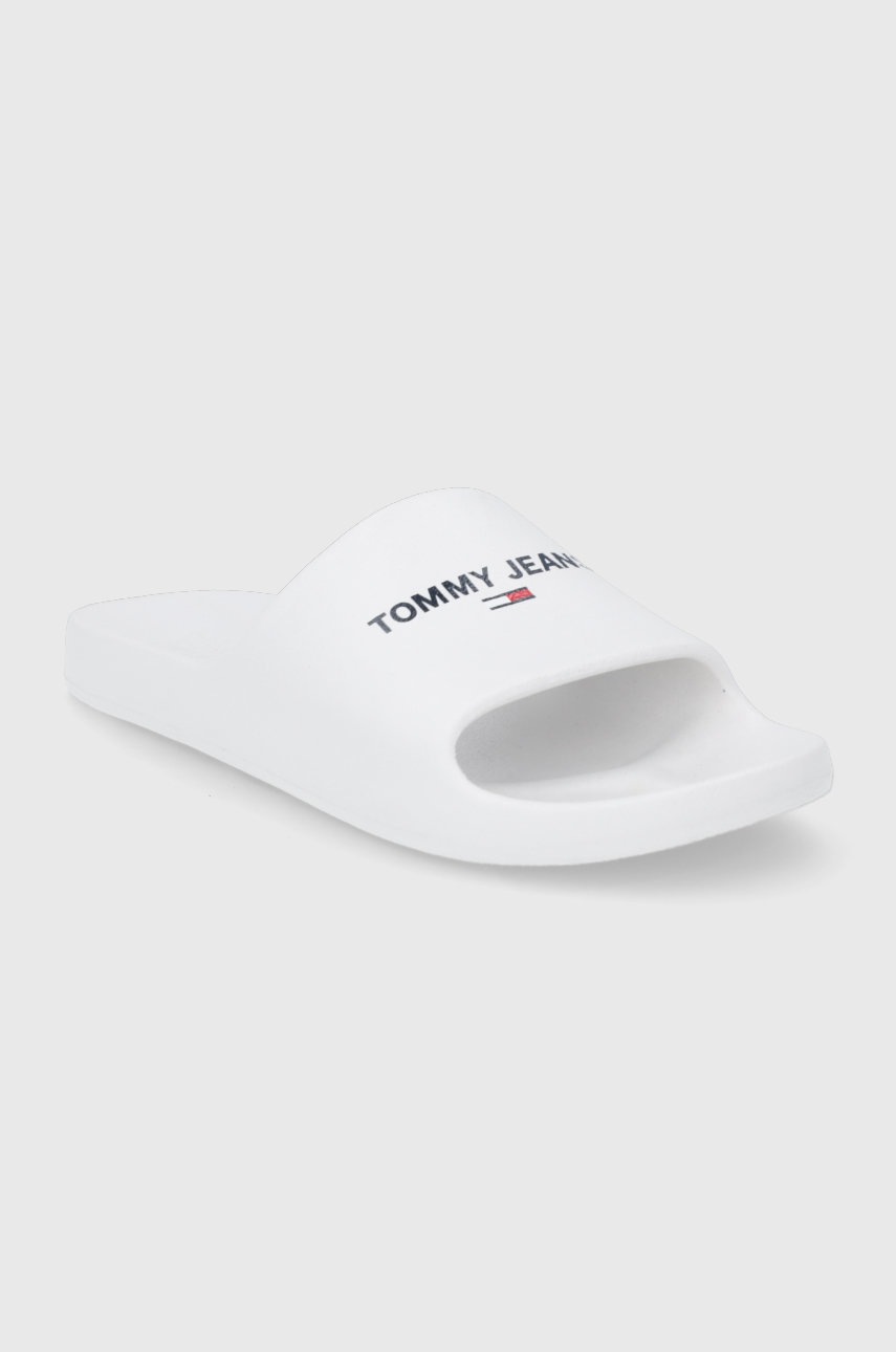 

Шлепанцы Tommy Jeans мужские цвет белый