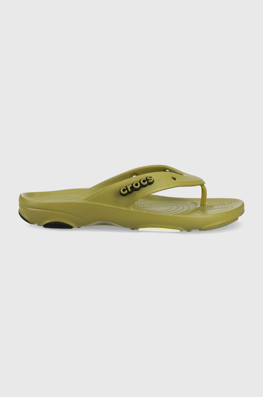 Crocs slapi barbati, culoarea verde 2023 ❤️ Pret Super answear imagine noua 2022