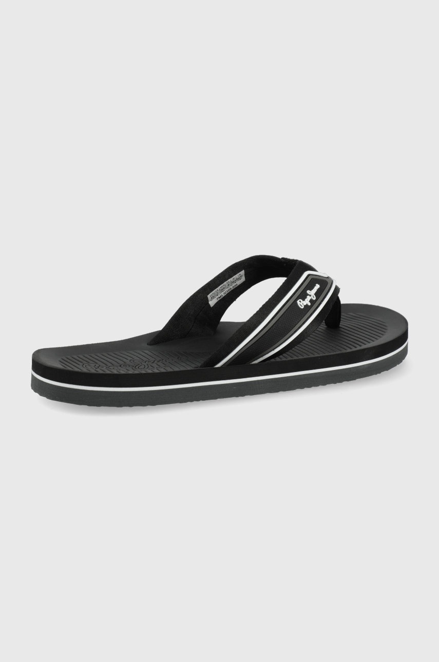 

Вьетнамки Pepe Jeans South Beach 2.0 мужские цвет чёрный