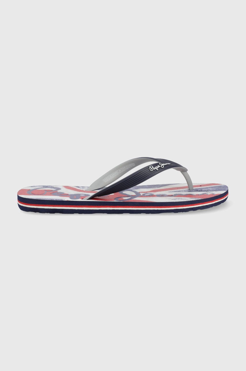 

Джапанки Pepe Jeans Hawi Union мъжки в тъмносиньо, Тъмносин