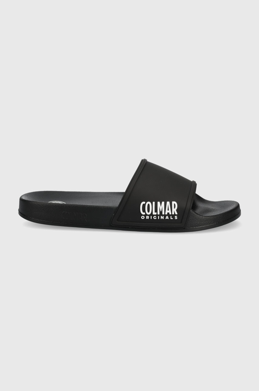 Colmar papuci black barbati, culoarea negru