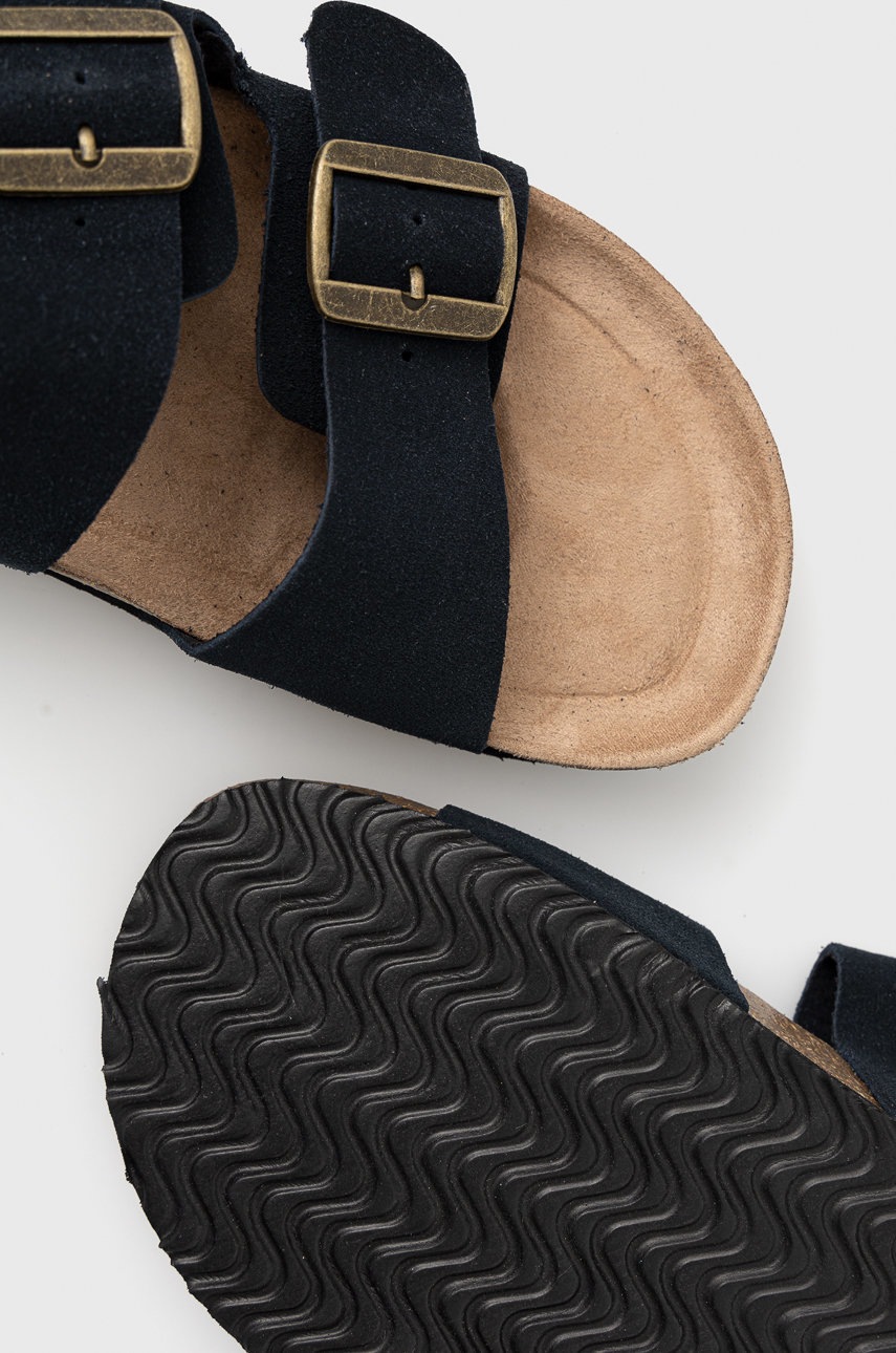 

Замшеві шльопанці Jack & Jones чоловічі колір синій