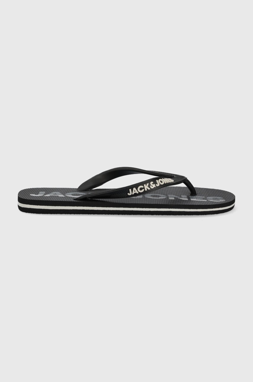 Jack & jones slapi jfwlogo barbati, culoarea negru