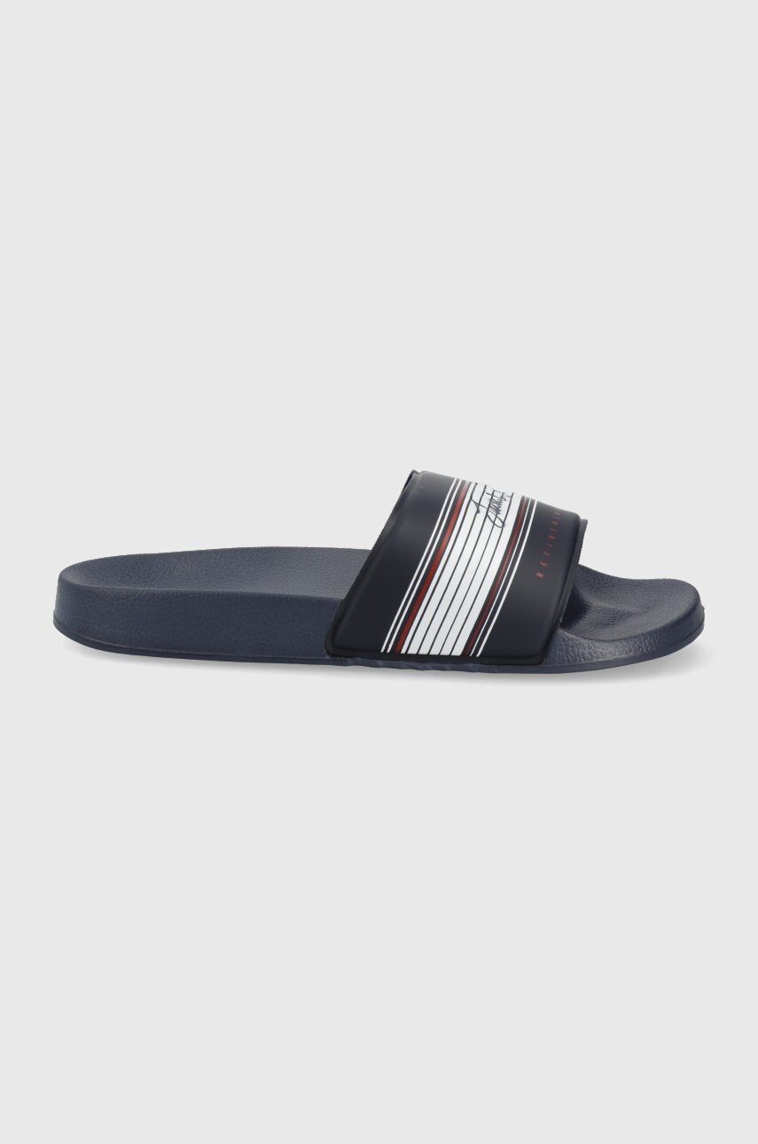 Jack & jones papuci barbati, culoarea albastru marin