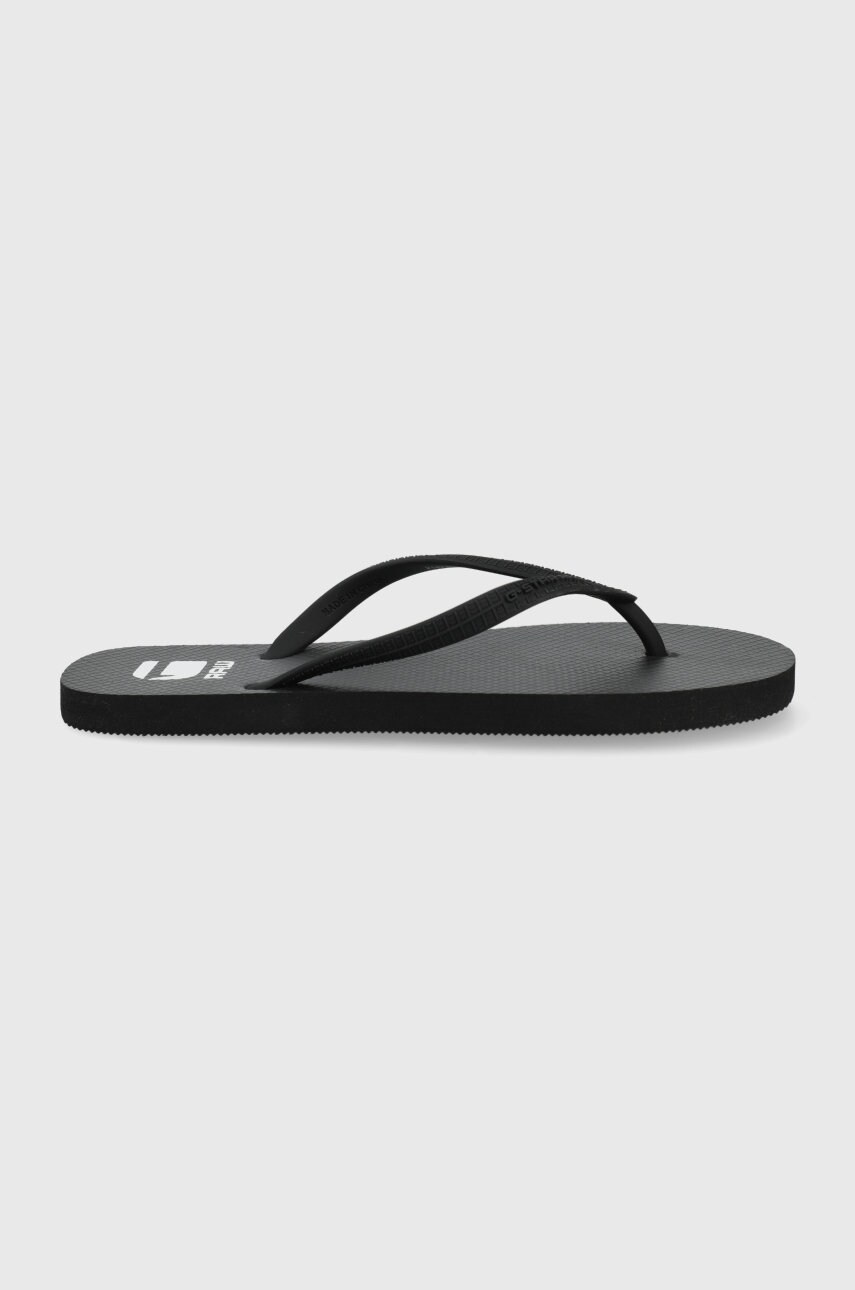 G-star raw slapi dend ii barbati, culoarea negru