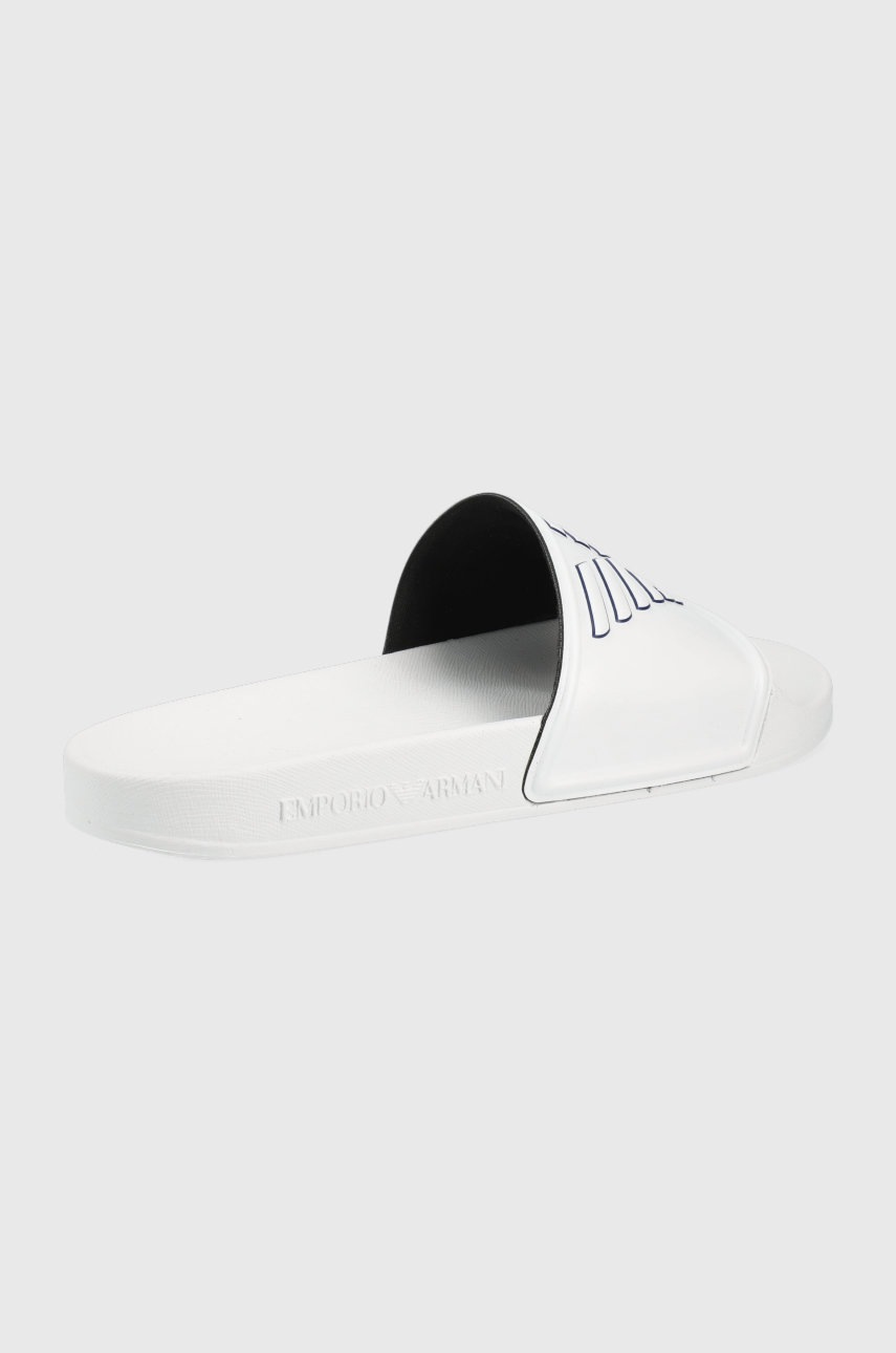 

Шльопанці EA7 Emporio Armani колір білий