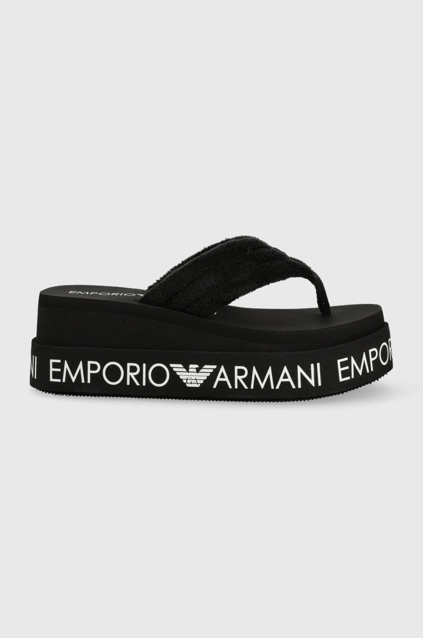 

Джапанки Emporio Armani Underwear в черно, Черен