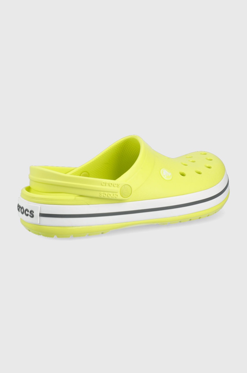 

Шльопанці Crocs колір зелений
