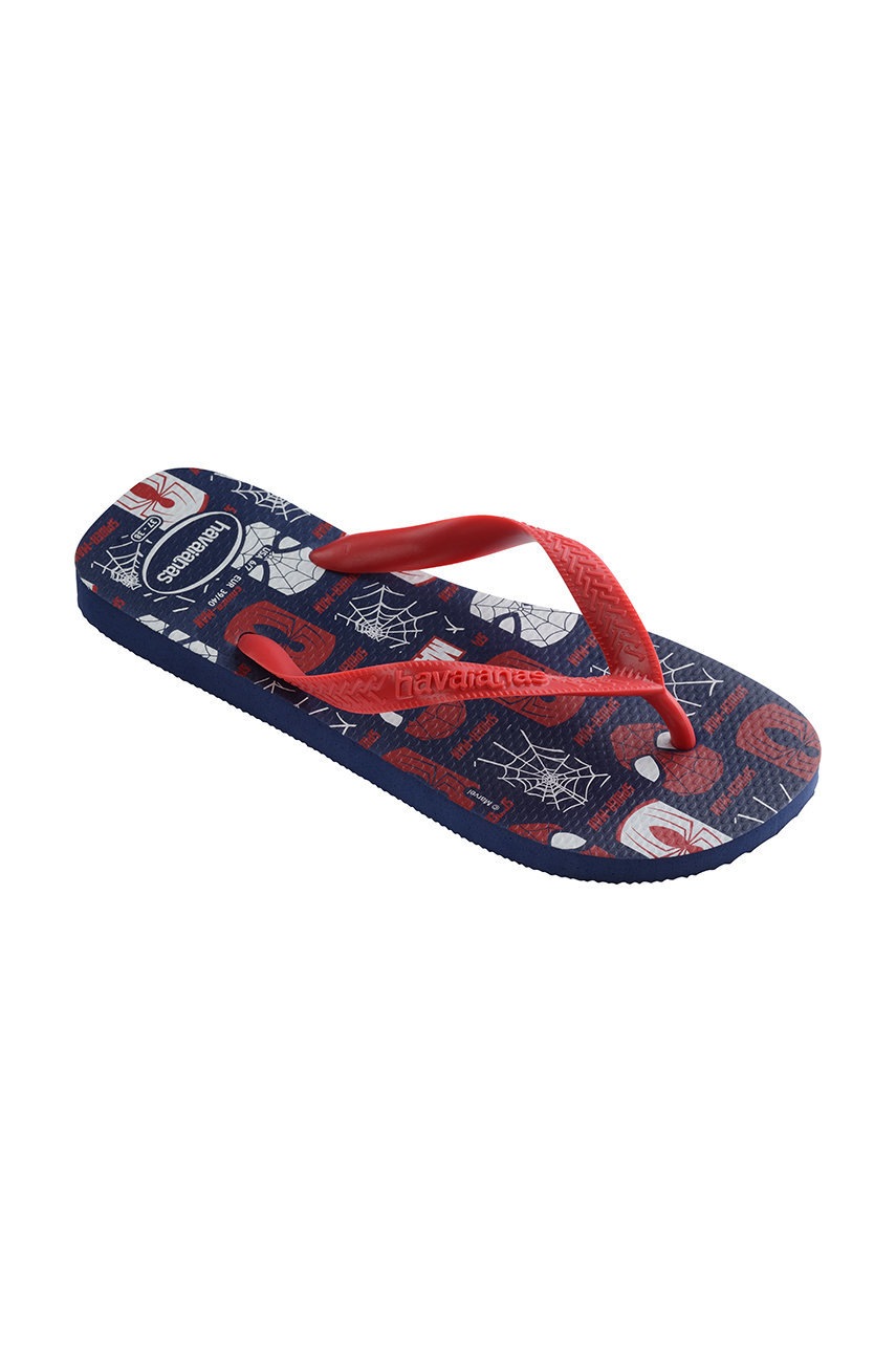 Havaianas slapi Top Marvel Logomania culoarea rosu