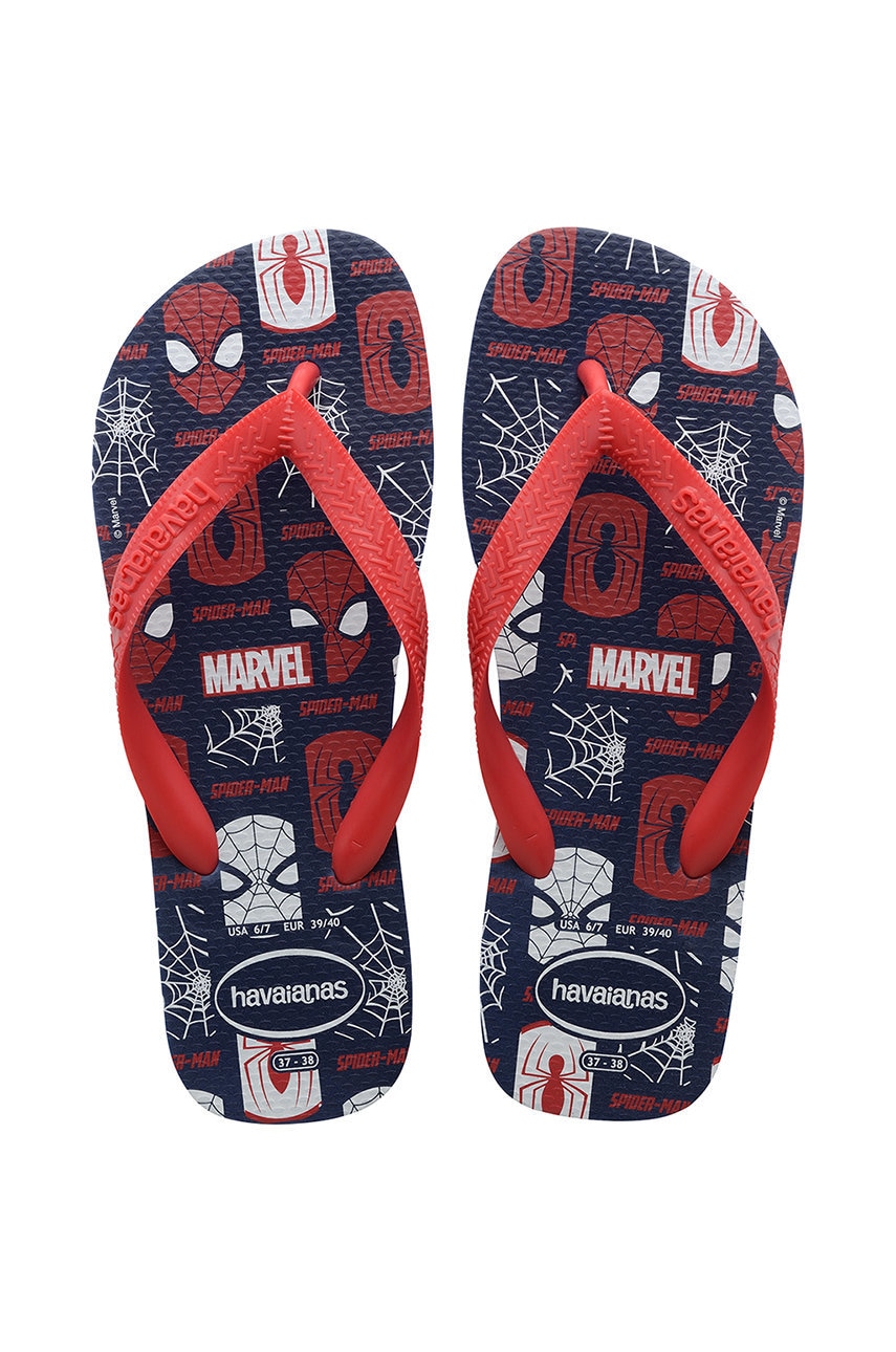 В'єтнамки Havaianas Top Marvel Logomania колір червоний В'єтнамки Havaianas Top Marvel Logomania колір червоний