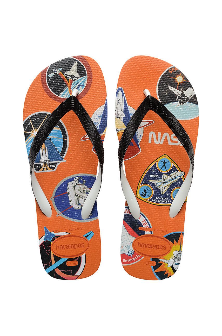 Havaianas slapi Top Nasa culoarea negru