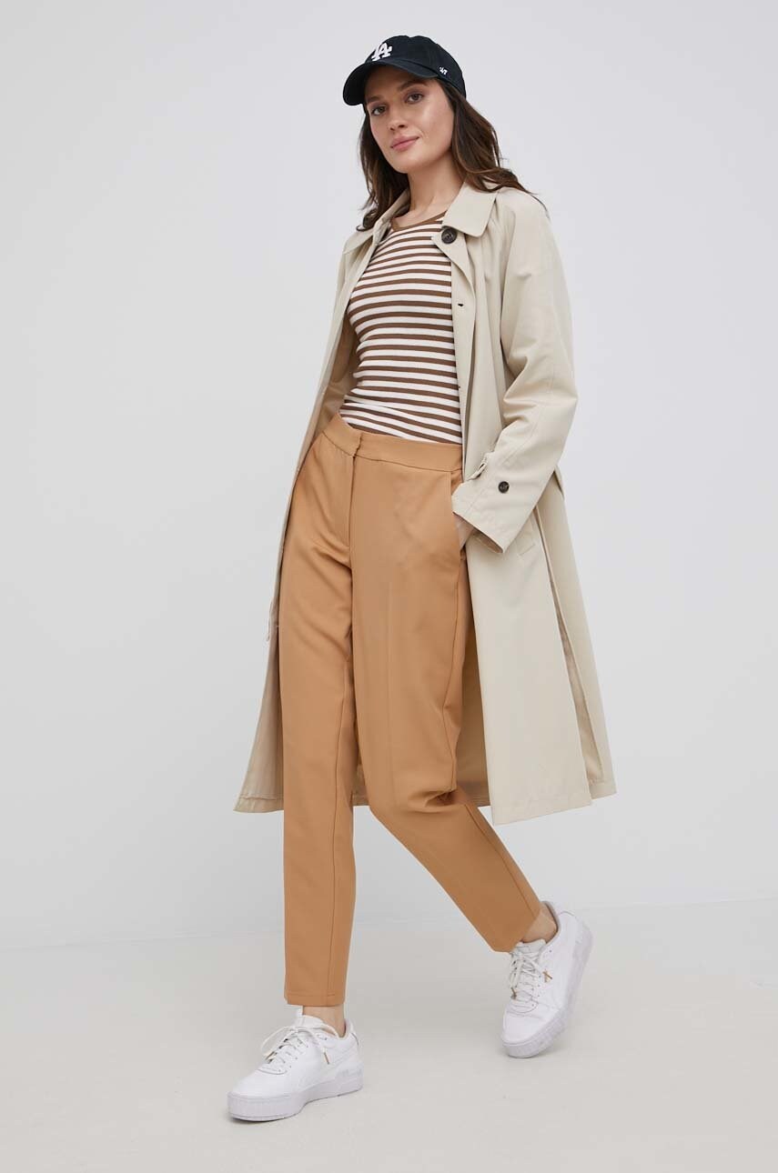 

Тренч Vero Moda женский цвет бежевый переходной