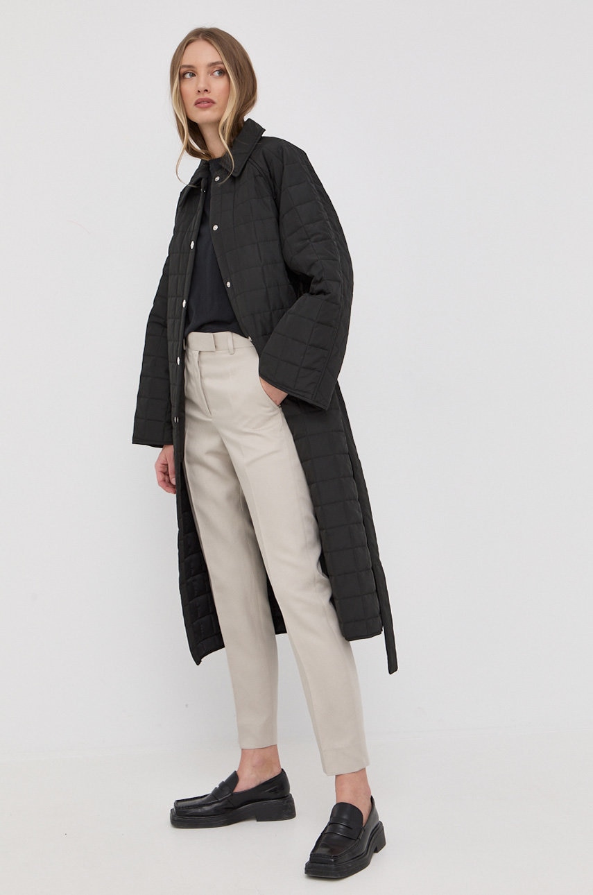 Tiger of sweden geaca femei, culoarea negru, de tranzitie, oversize