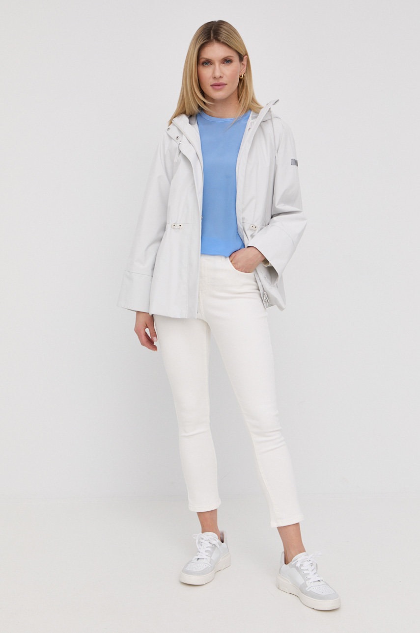 

Куртка Max Mara Leisure женская цвет белый переходная oversize