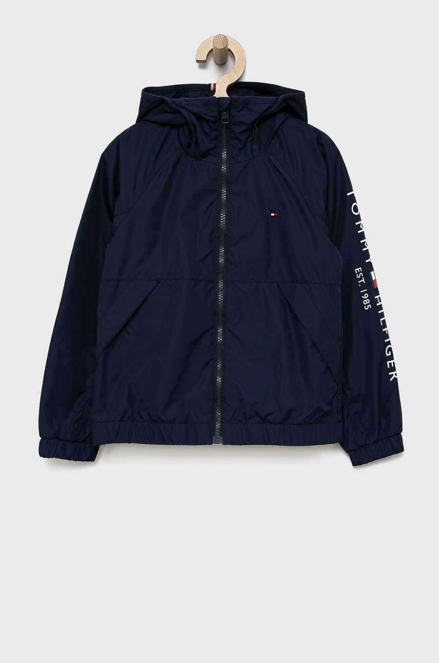 

Детско яке Tommy Hilfiger в тъмносиньо, Тъмносин