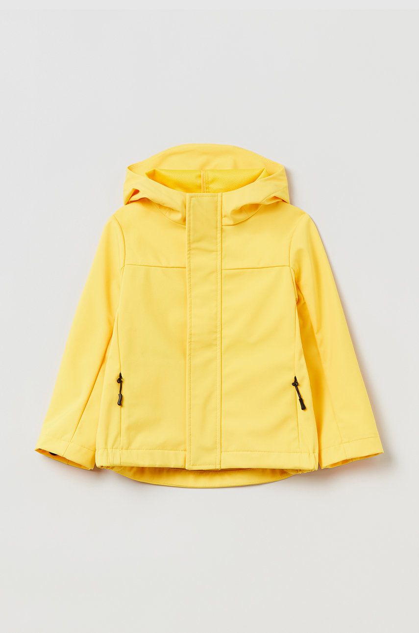 Levně Dětská bunda OVS žlutá barva