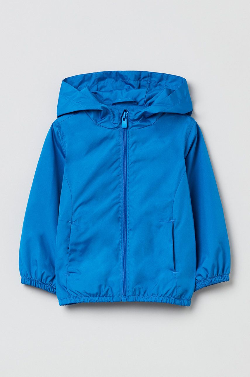 Dětská nepromokavá bunda OVS - modrá -  100% Polyester