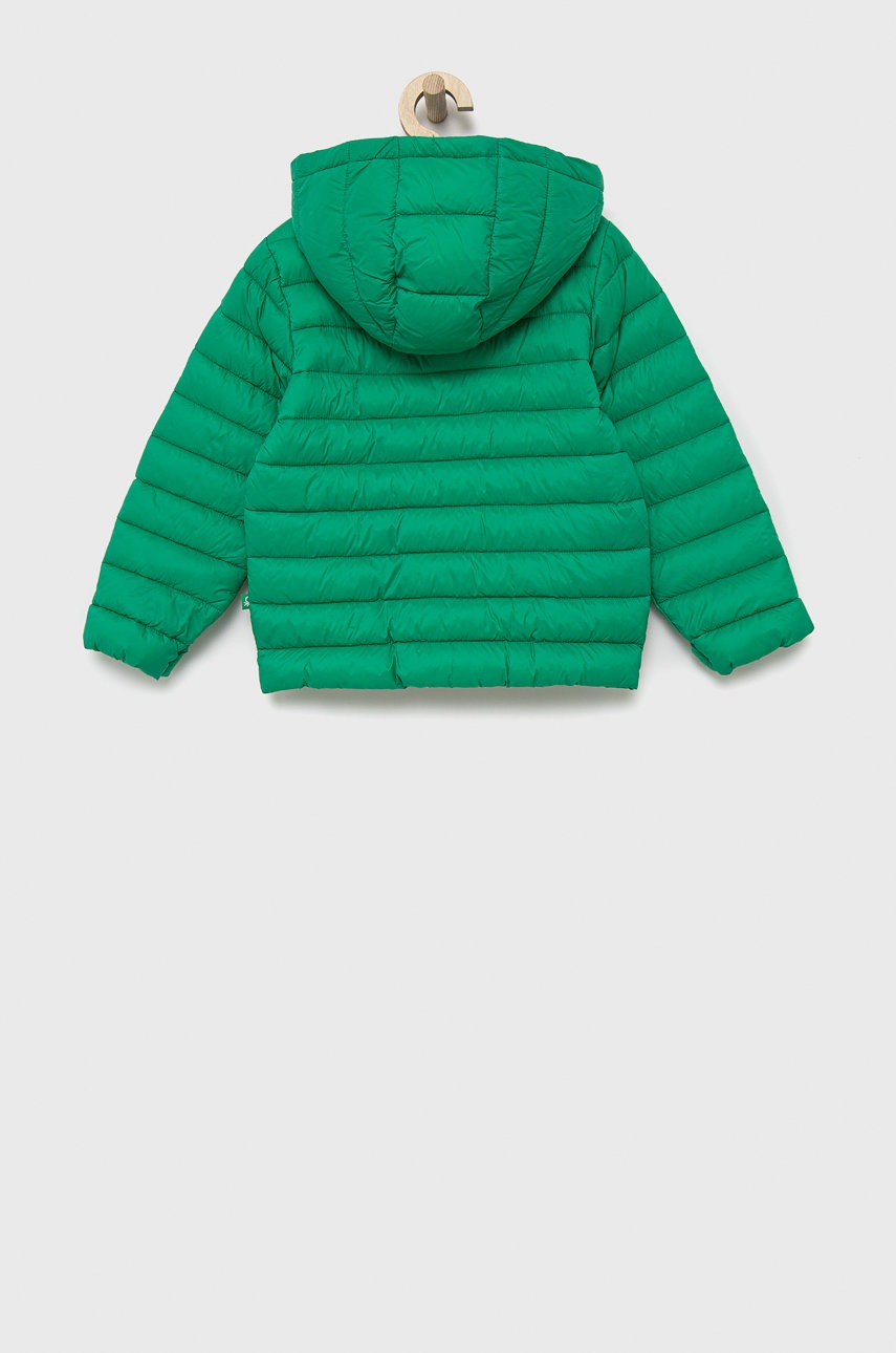 

Дитяча куртка United Colors of Benetton колір зелений