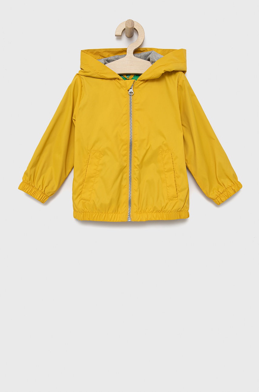 

Детско яке United Colors of Benetton в жълто, Жълт