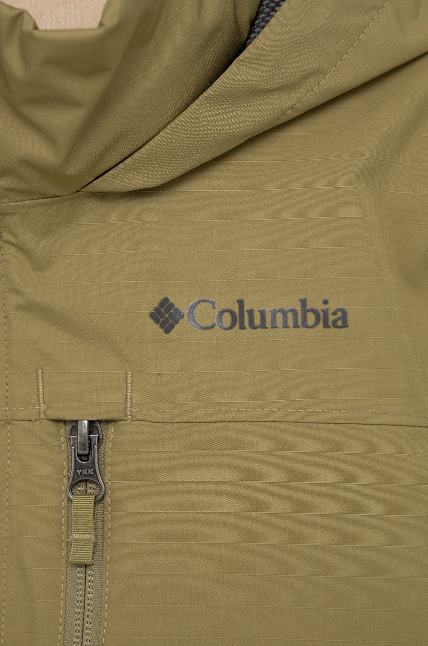 

Дитяча куртка Columbia колір зелений