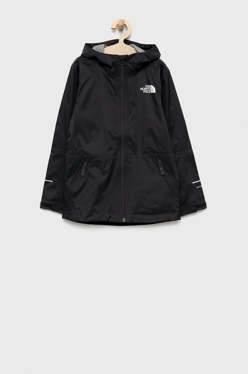 The North Face geaca copii b sumac rain jkt culoarea gri