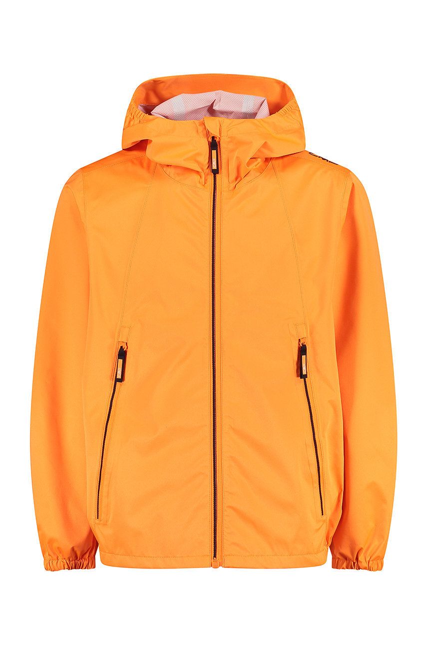 CMP Dětská nepromokavá bunda - oranžová -  100% Polyester